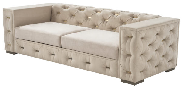 Caramelo Tufted Sofa