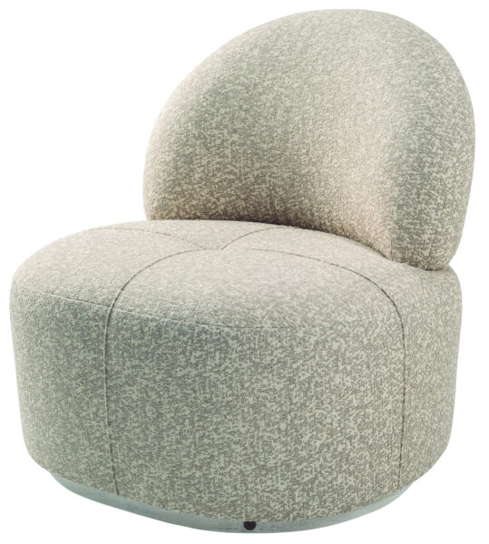 Gem Upholstered Swivel Chair