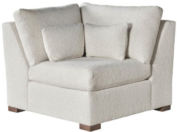Modern U Luxe Armless Corner Chair