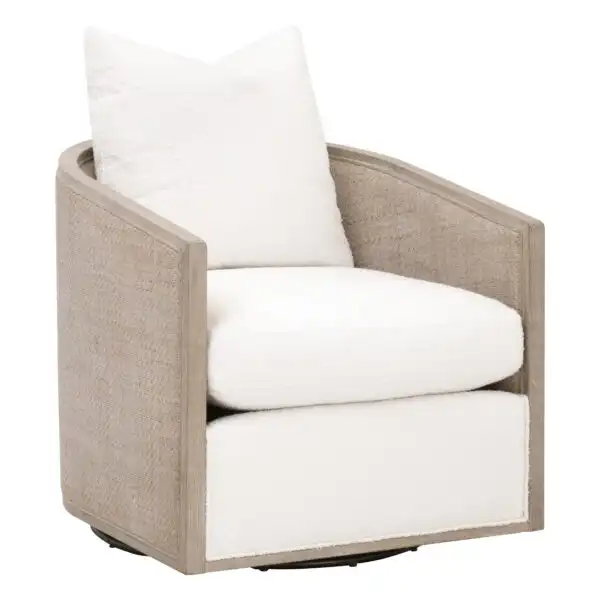 McGuire Swivel Club Chair