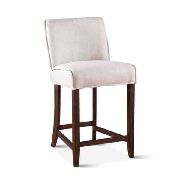 Buddy Counter Chair - Beige, Dark Brown