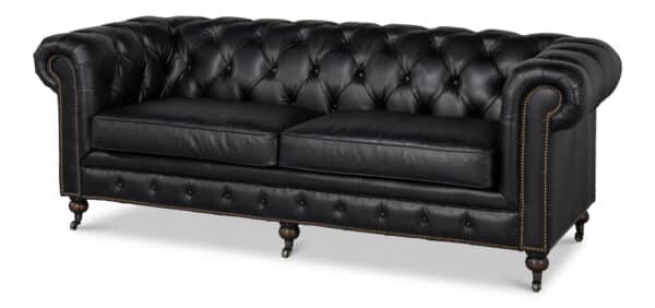 Castered Chesterfield Sofa