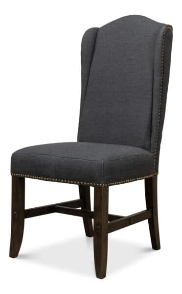 Black High Back Dining Chair, Qty of 2