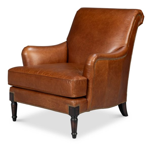 Gaston Distilled Leather Chair