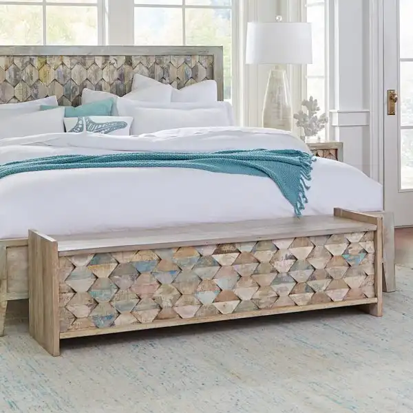 Ibiza Reclaimed Wood Storage Bench