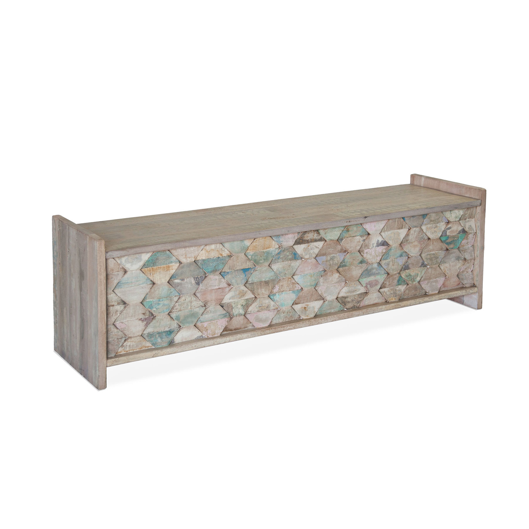 Ibiza Reclaimed Wood Storage Bench