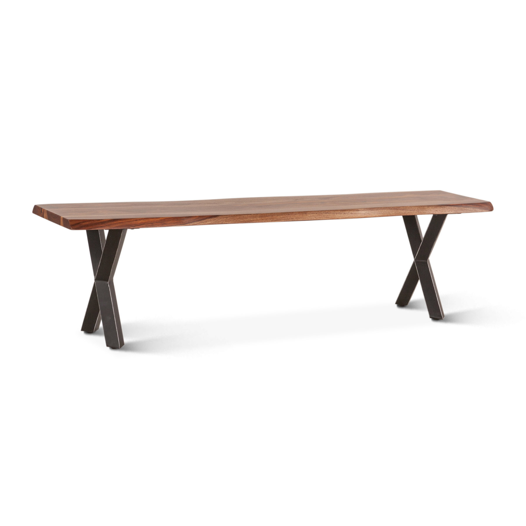 Brisbane Sheesham Wood/Iron Dining Bench