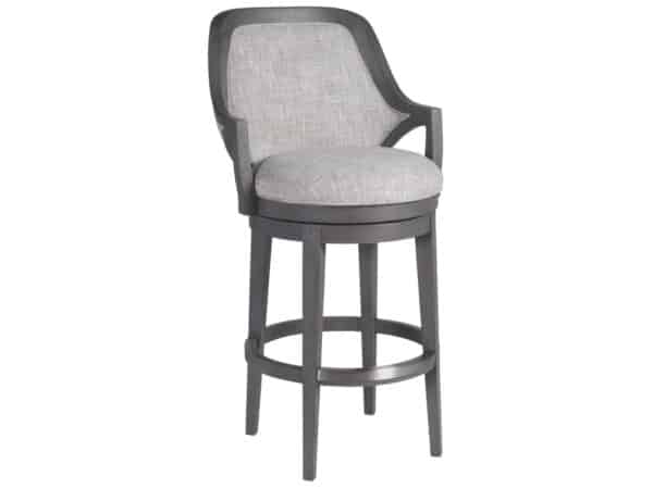 Appellation Dining Stool - Bar, Medium Gray, Taupe
