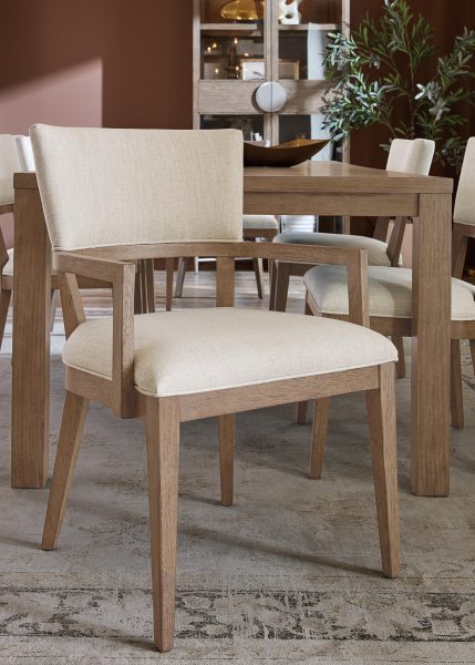 Sonnet Upholstered Arm + Side Chair, Qty of 2 - Arm Chair