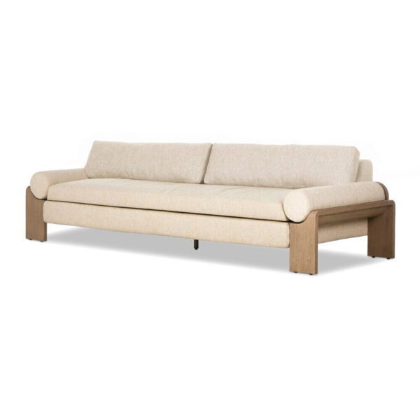 Joette Outdoor Sofa - Ellor Beige, Washed Brown