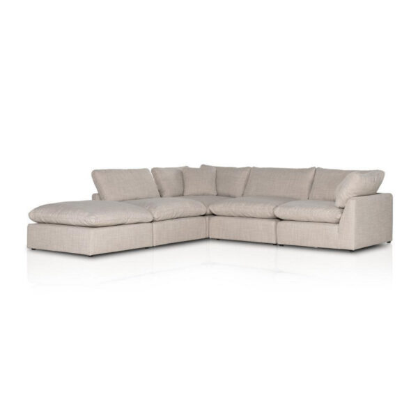 Stevie 4 Piece Left Arm Facing Sofa with Ottoman
