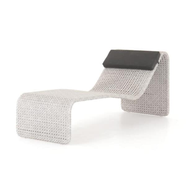 Paige Outdoor Woven Chaise Lounge