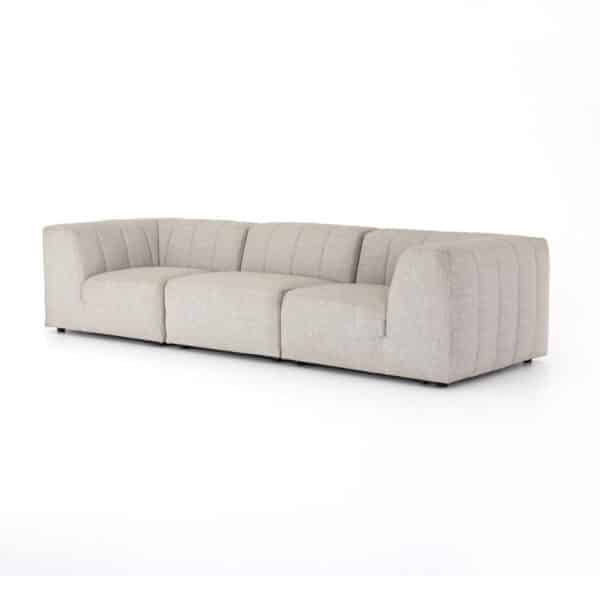Gwen Outdoor 3 Piece Sectional