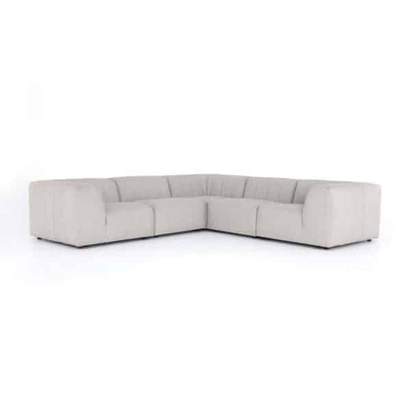 Gwen Outdoor 5 Piece Sectional