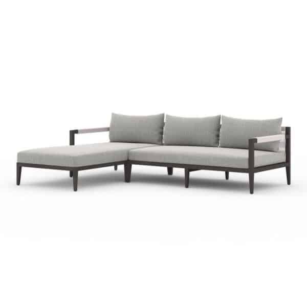 Sherwood Outdoor 2 Piece Left Arm Facing Chaise