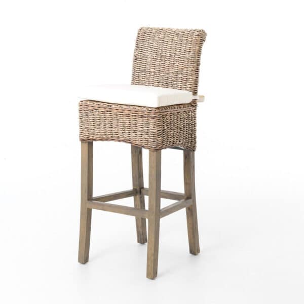 Banana Leaf Counter Stool with Cushion