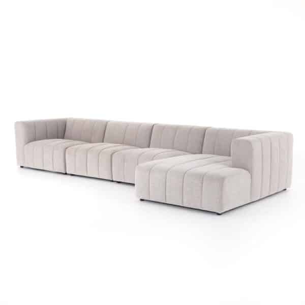 Langham 4 Piece Sectional with Right Arm Facing Chaise