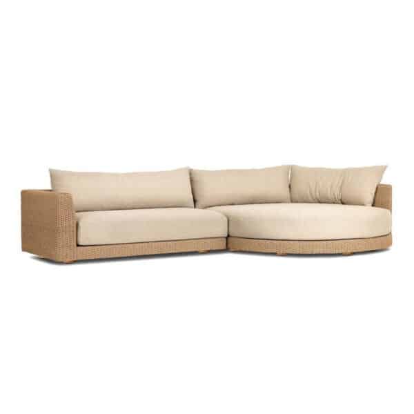 Sylvan Outdoor 2 Piece Sectional with RAF Chaise
