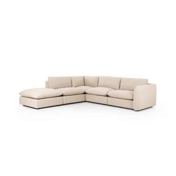 Ingel 4 Piece RAF Sectional with Ottoman