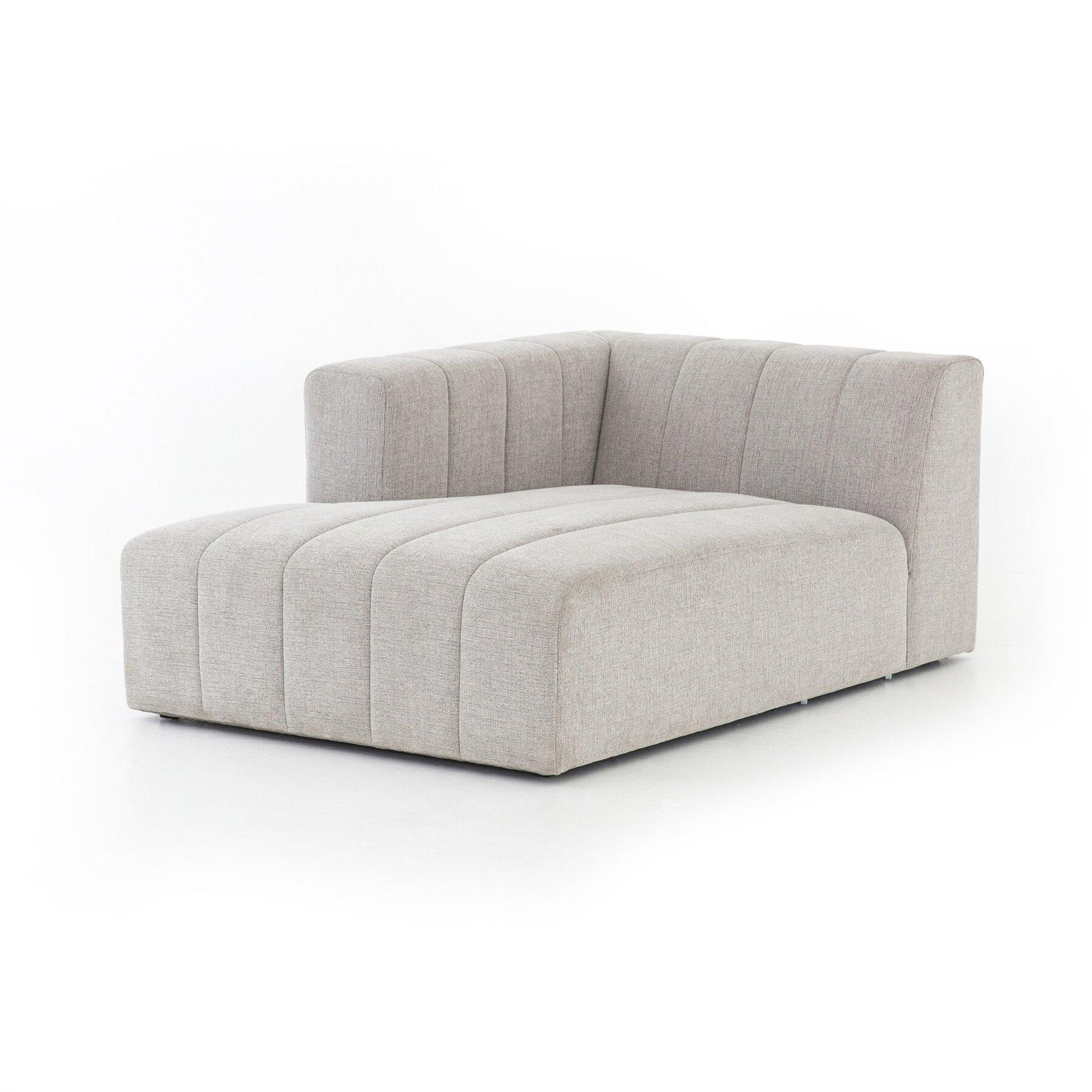 Langham Channeled Left Arm Facing Chaise