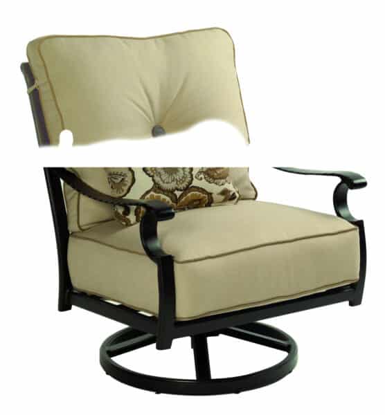 Monterey Cushioned Lounge Swivel Rocker