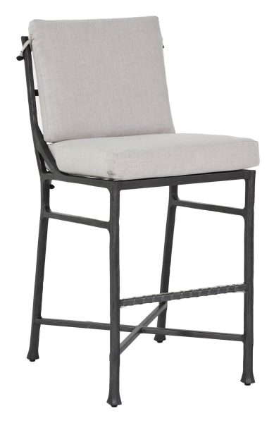 Marquis Cushioned Armless Bar Stool
