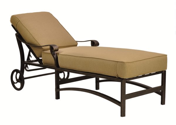 Madrid Adjustable Cushioned Chaise Lounge