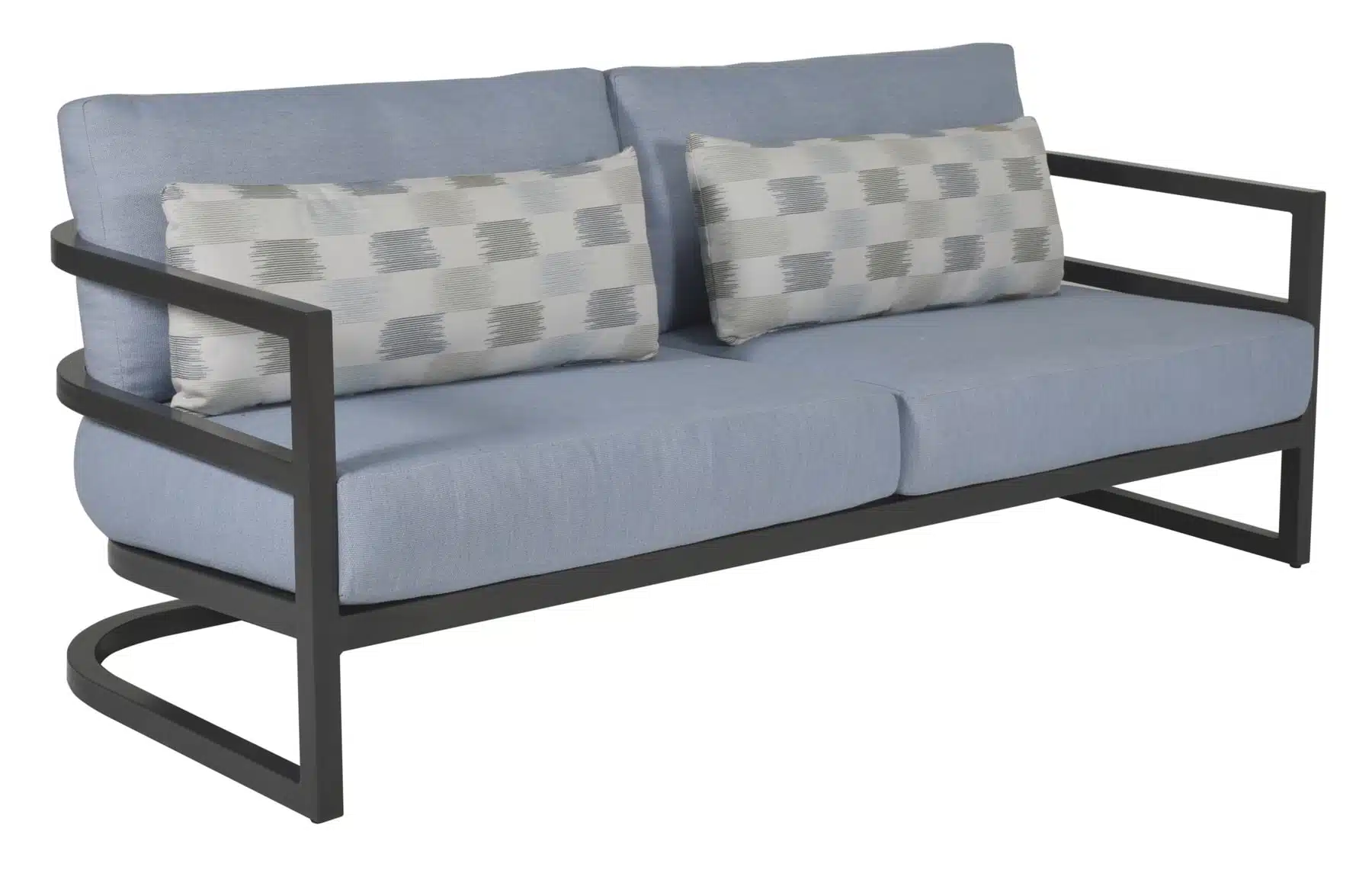 Gala Cushioned Sofa with 2 Accent Pillows