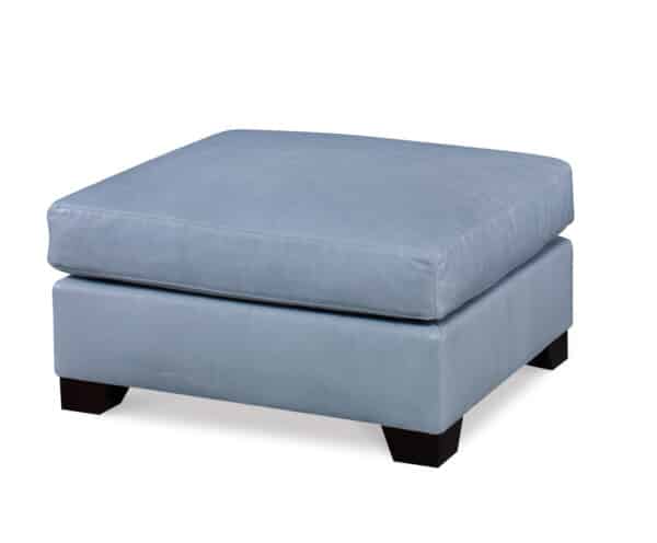 Nate Leather Ottoman