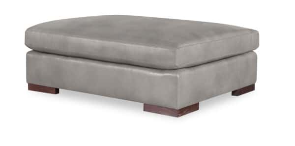 Great Room Leather Large Ottoman