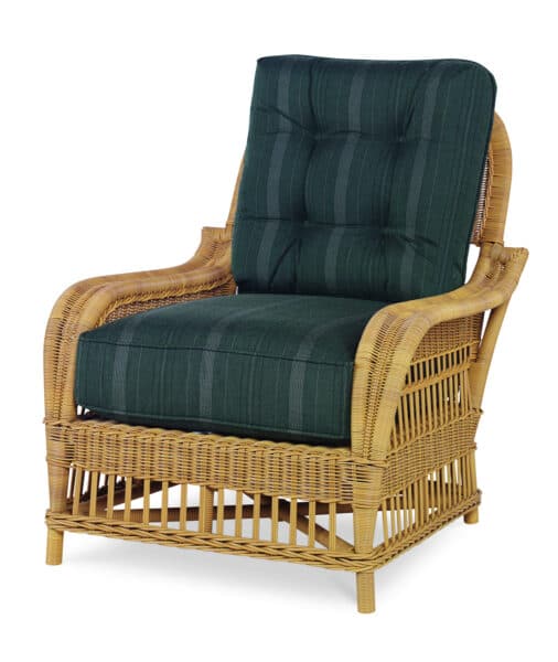 Mainland Wicker Lounge Chair with Button Back