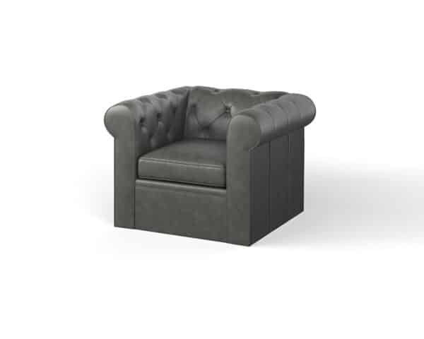 Classic Chesterfield Swivel Chair