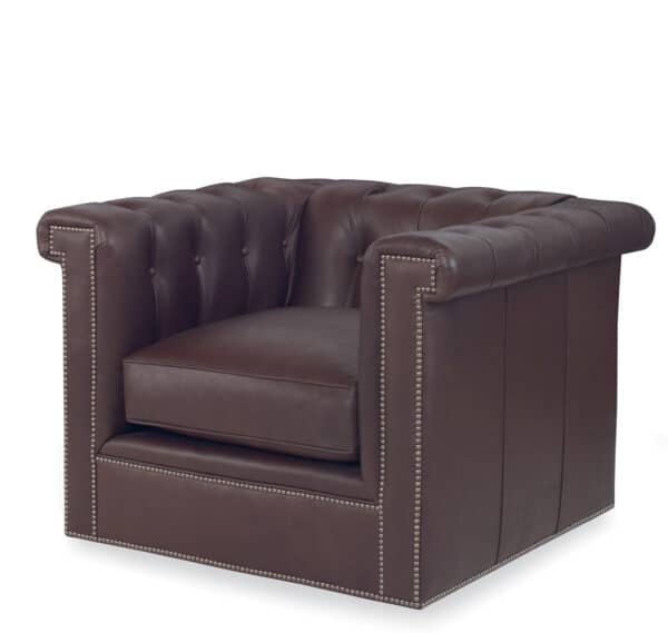 Modern Chesterfield Swivel Chair