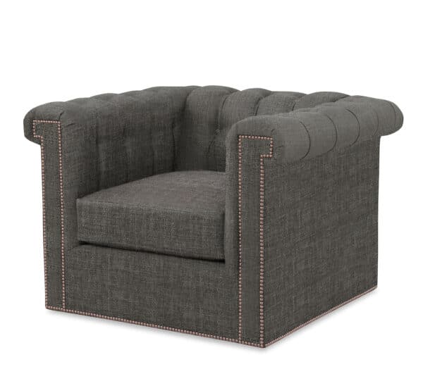Modern Chesterfield Swivel Chair