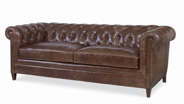 Leather Tufted Sofa