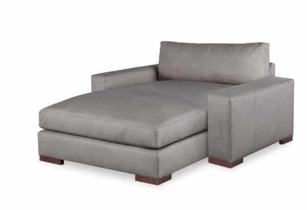 Great Room Leather Chaise