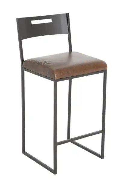 Astor Bar Stool with Wood Seat