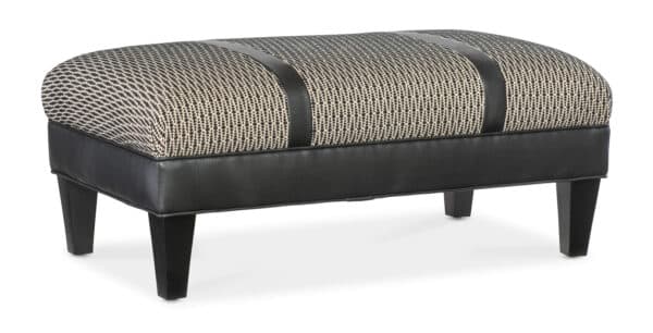 Rects Rectangular Split Top Ottoman