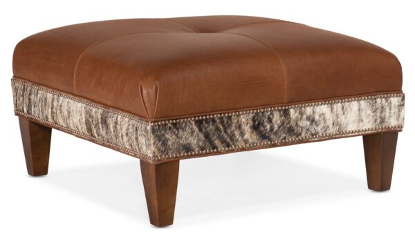 Fair N’ Square Ottoman, Smooth Top