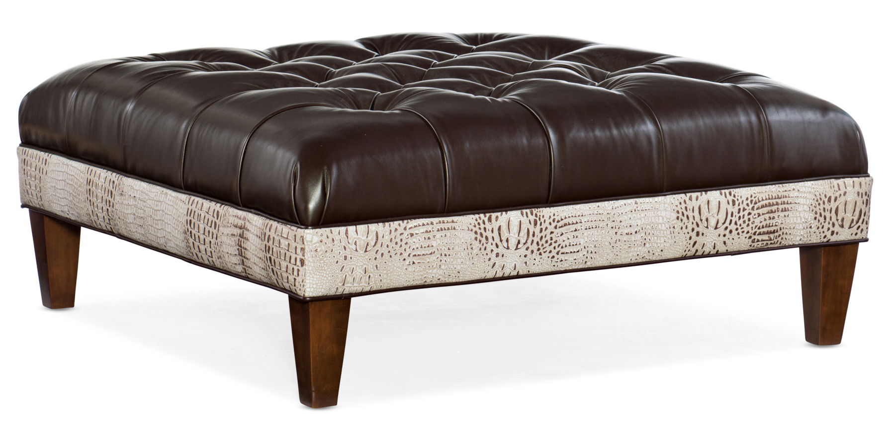 Fair N' Square Ottoman, Smooth Top