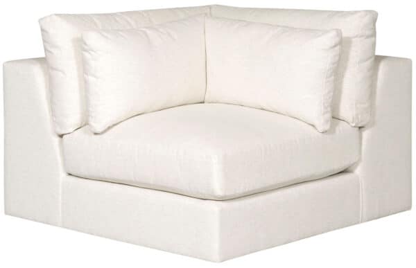 Leone Stocked Corner Chair, Nomad Snow