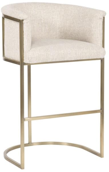 Skye Plain Back Metal Frame Bar Stool
