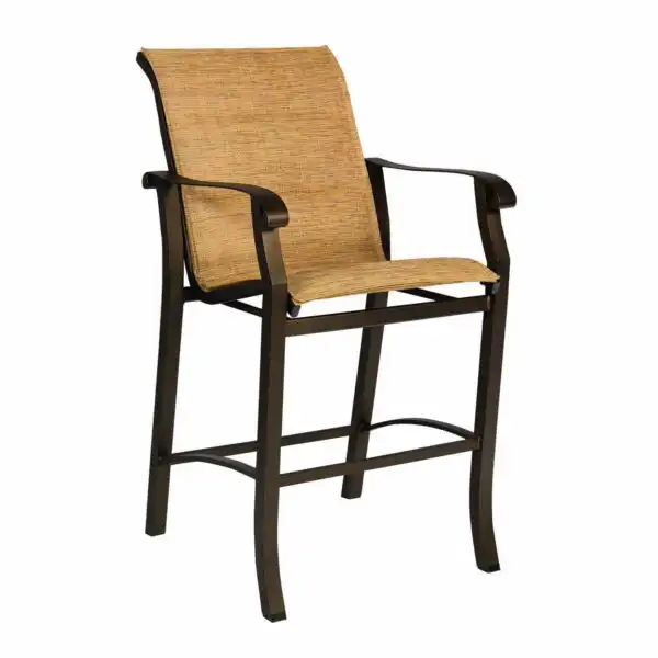Cortland Padded Sling Bar + Counter Stool