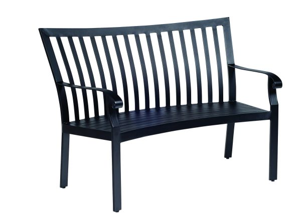 Cortland Cushion Crescent Shaped Bench