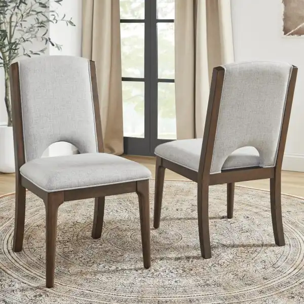 Athens Upholstered Dining Chairs, Set of 2