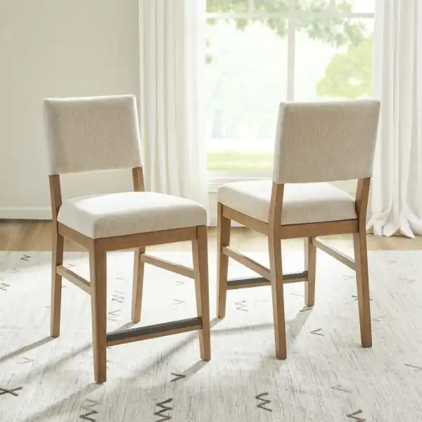 Millwork Counter Chairs, Set of 2