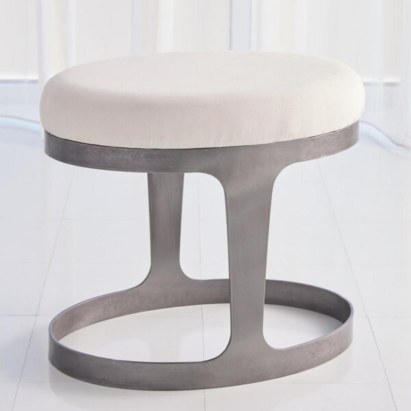 Oslo Stool with Muslin Cushion