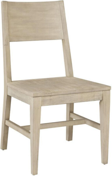 Maddox Dining Side Chair w/ Wood Seat, 2 per carton