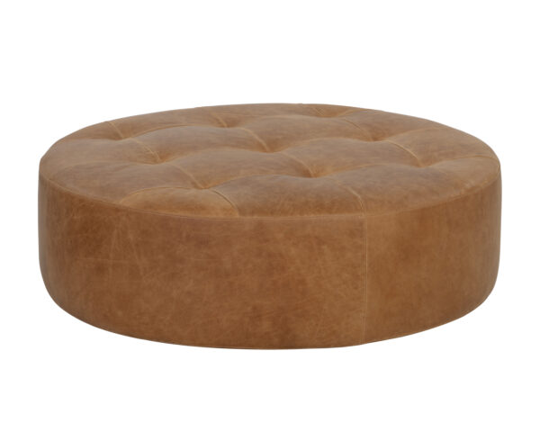Nilda Leather Ottoman