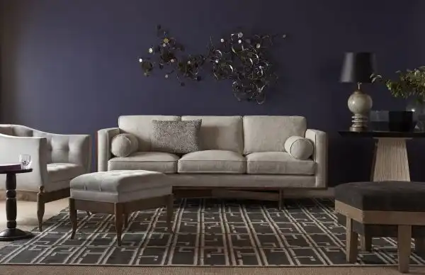 Rose Ottoman